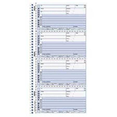 Rediform Rediform Office Products RED50750 Self-Stick Messages- With Duplicate- 4-Sheet- 2-.75in.x6in.Form RED50750